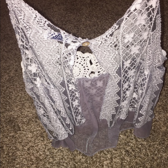 Light & dark grey crop top - Picture 7 of 7